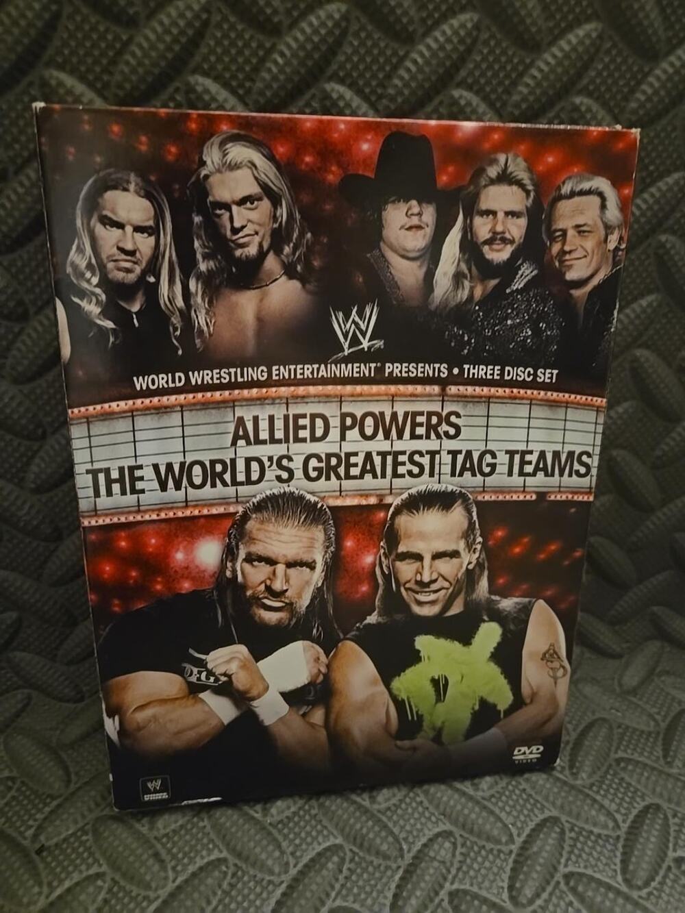 WWE Allied Powers The World's Greatest Tag Teams 3-Disc DVD Set Wrestling Clean